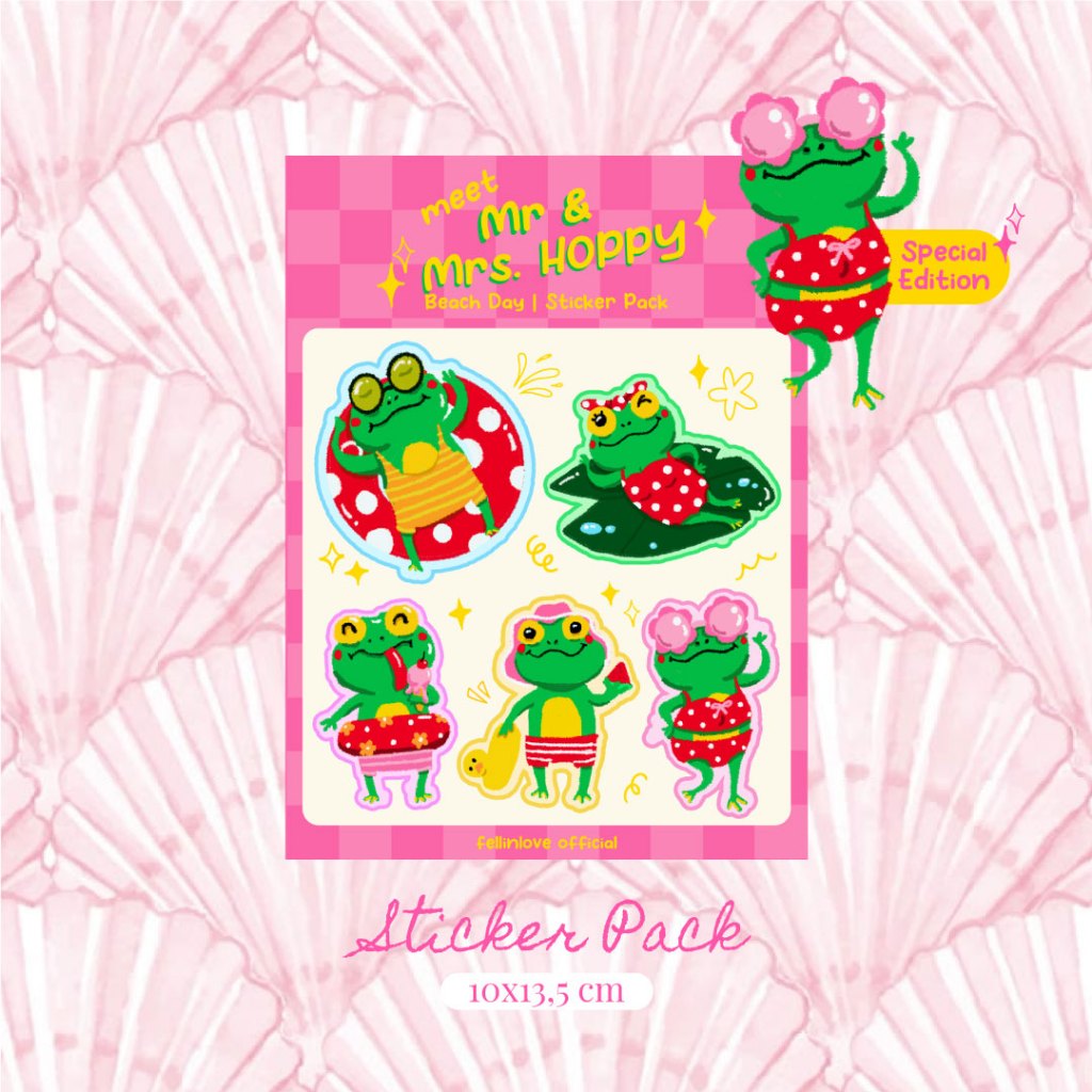

[Mr. & Mrs. Hoppy] 1 PACK Sticker | FellinLove