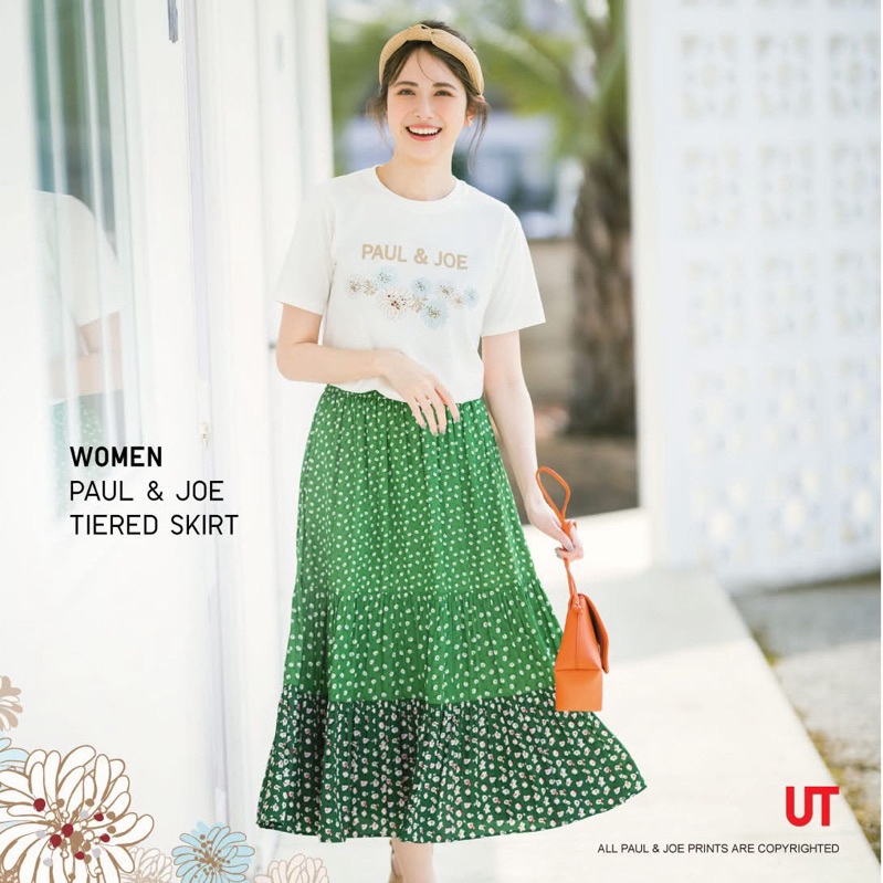 uniqlo skirt paul &joe booked