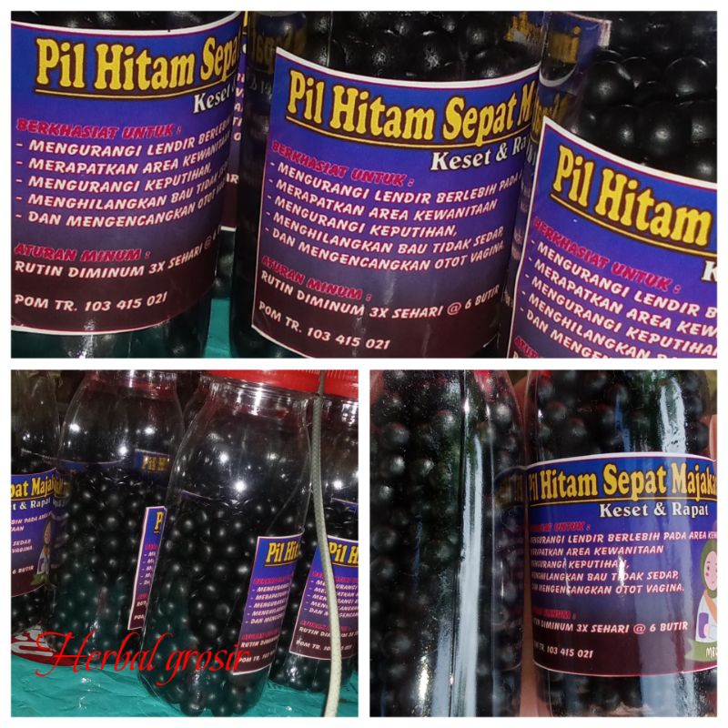 

pil hitam sepat majakani sepat isi 300pil
