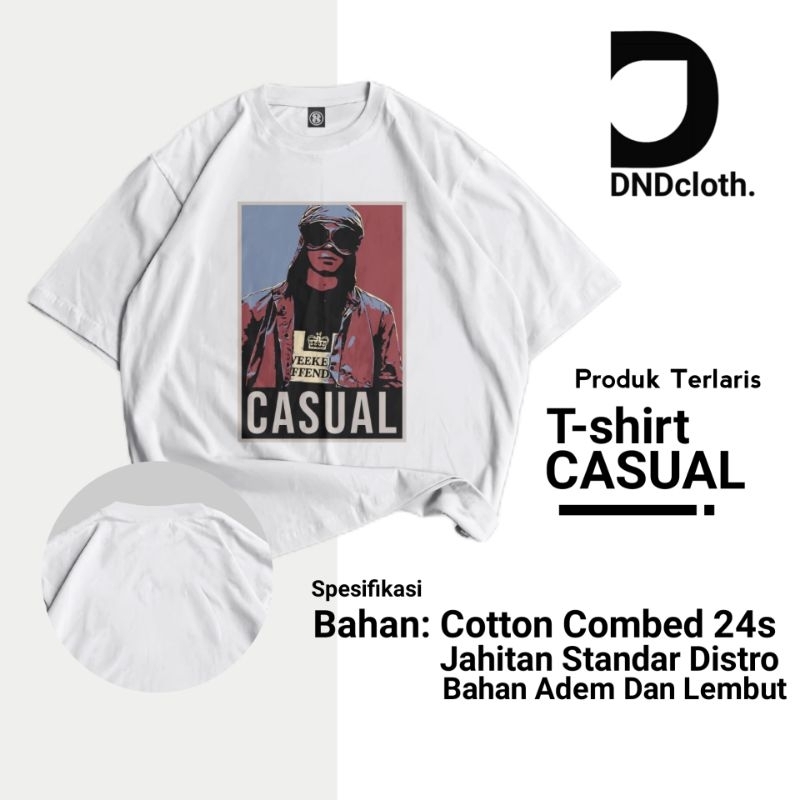 DNDcloth T-shirt Casual Football - Kaos Casual Football