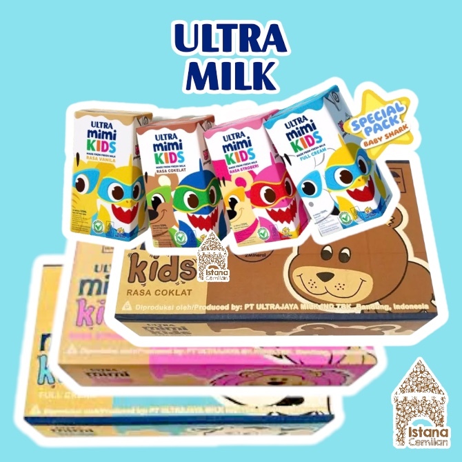 

TERMURAH ! Ultra Susu UHT Kemasan 125Ml (Mimi & Mini) DUS isi 40 pcs