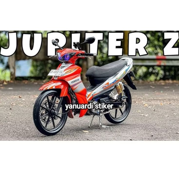 STRIPING STIKER LIST JUPITER Z TAHUN 2005 OREN SILVER JUPITER Z 2005 CAST WHEEL SILVER OREN CW