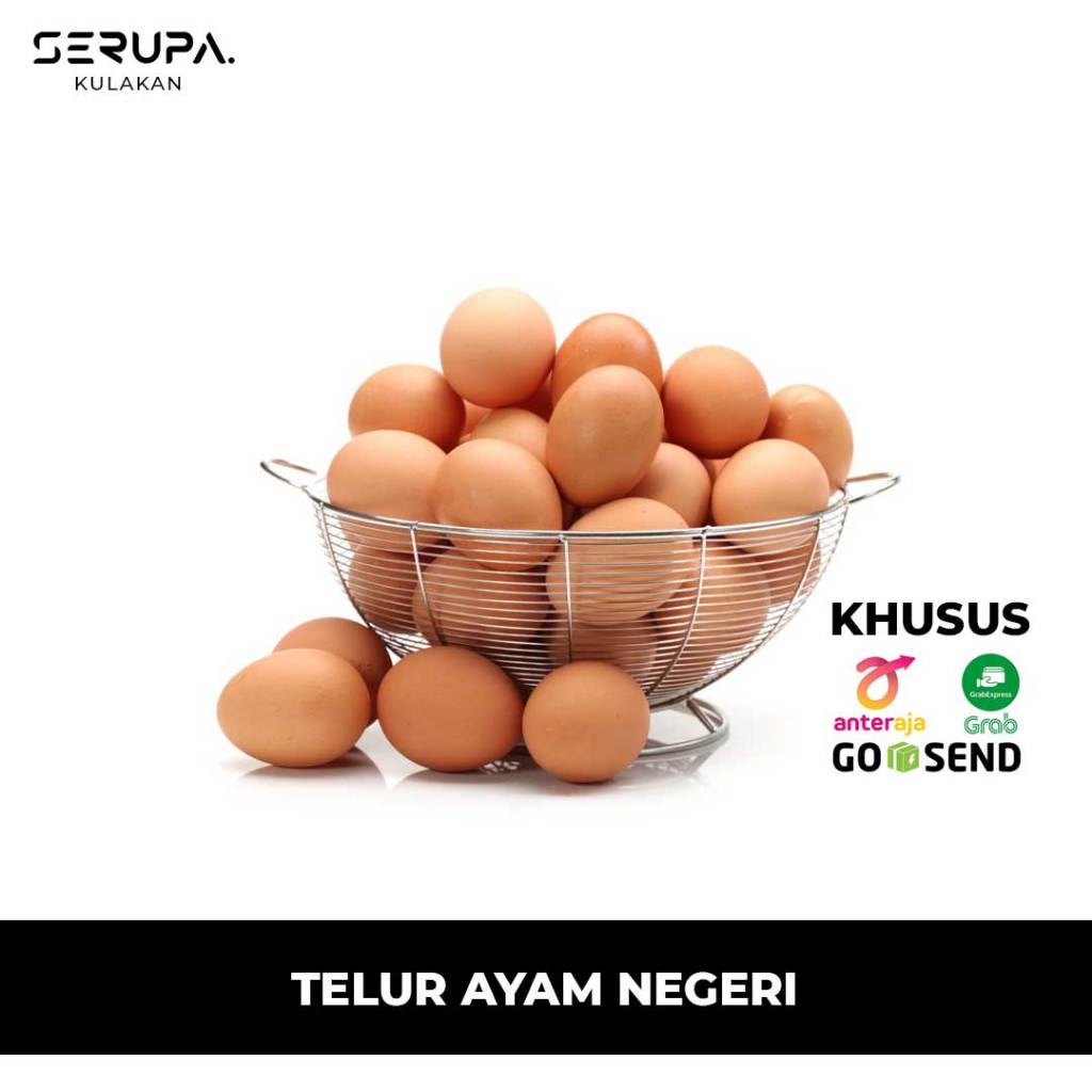 

Telur ayam negeri 1/4 1/2 1kg kualitas terjamin