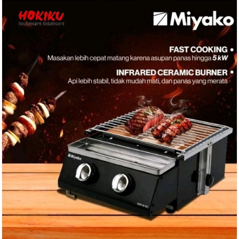 MIYAKO COMMERCIAL GAS BBQ GRILL KGP-02-GC