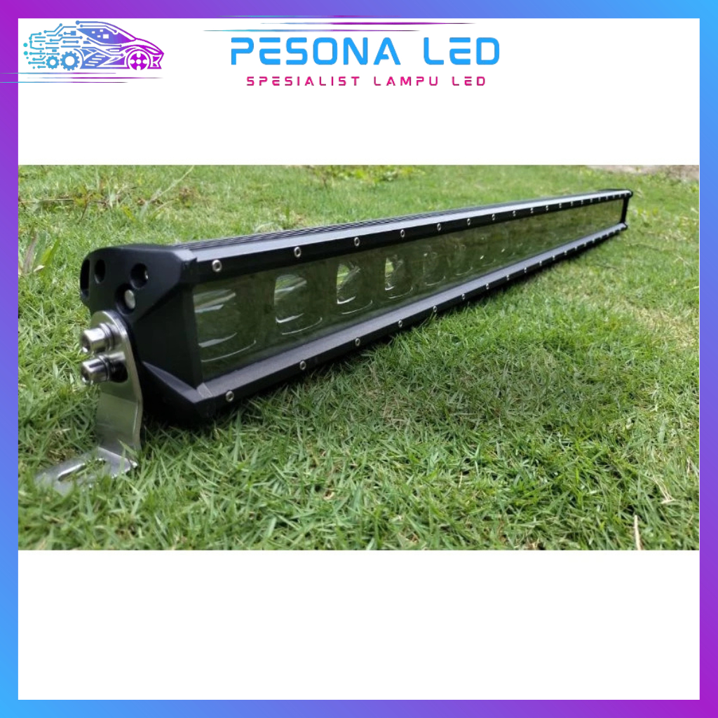 LED BAR BLACK PHANTOM 9D PUTIH KUNING HIGH LOW BEEM | LAMPU SOROT KABUT LED BAR 105 CM HRJ | JEEP OF