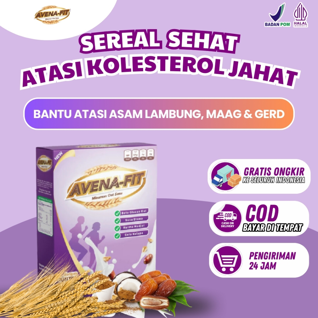 

Avena Fit - Membantu Menurunkan Kadar Gula Darah Dan Kolesterol Jahat