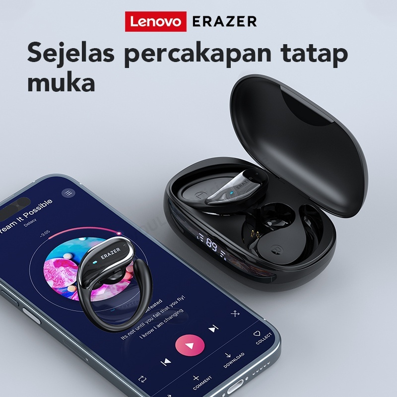CUCI GUDANG LENOVO ERAZER XT80PRO ORIGINAL TRUE WIRELESS BLUETOOTH V5.4 IN-EAR TWS HEADSET