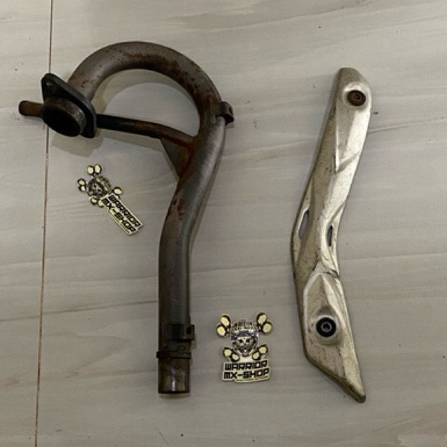 leheran knalpot KLX BF cover leheran dtraker new ori copotan