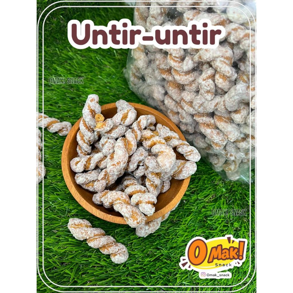 

UNTIR-UNTIR 500 Gr - KUE TAMBANG 500 Gr - Snack Tradisional - Omak Snack
