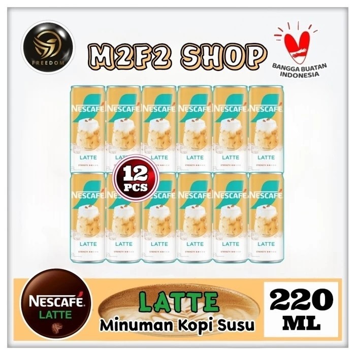 

Kopi Nescafe Ala Cafe Latte Kaleng | Can - 220 ml (Kemasan 12 Pcs)