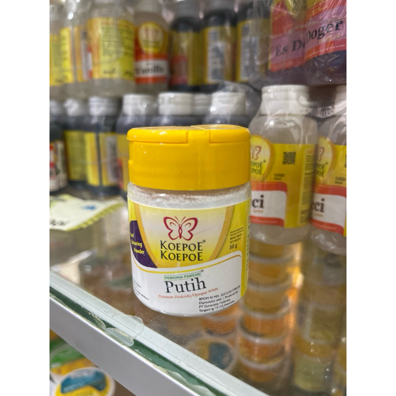 

Pemutih Bubuk KOEPOE KOEPOE 25gr / Pemutih Makanan