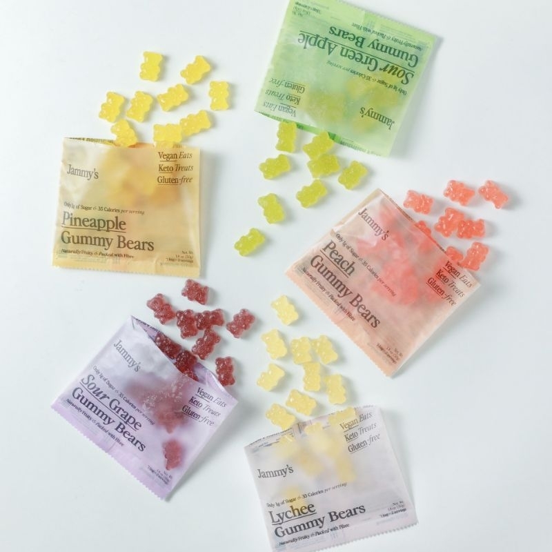 

Jammy's Healthy Gummy Bear No Sugar, Vegan, Keto