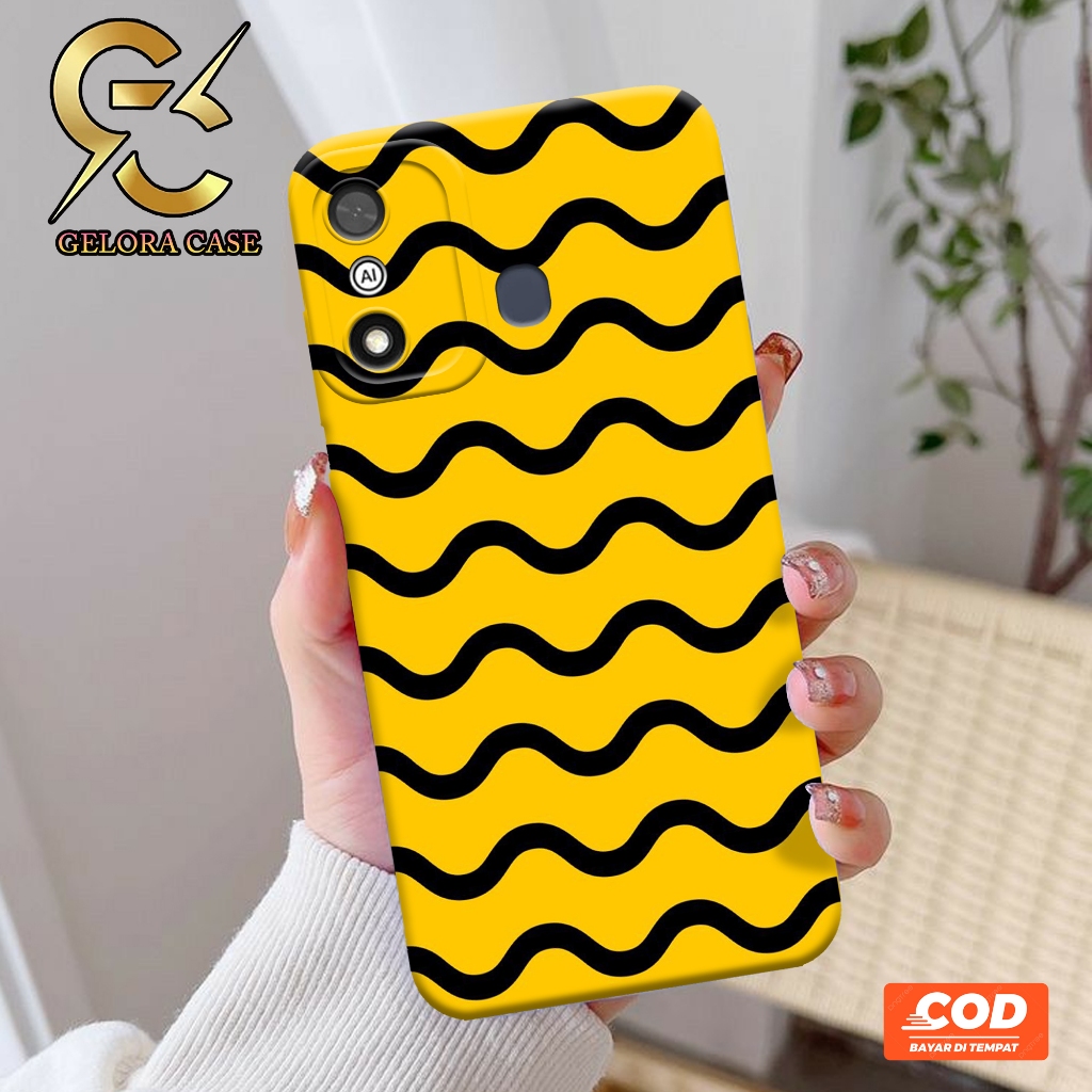 Softcase ITEL A27 4G - Geloracase - Casing ITEL A27 4G  - Motif case Abstrak - ITEL - Softcase ITEL 