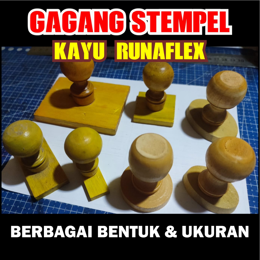 

gagang stempel kayu runaflex stempel biasa