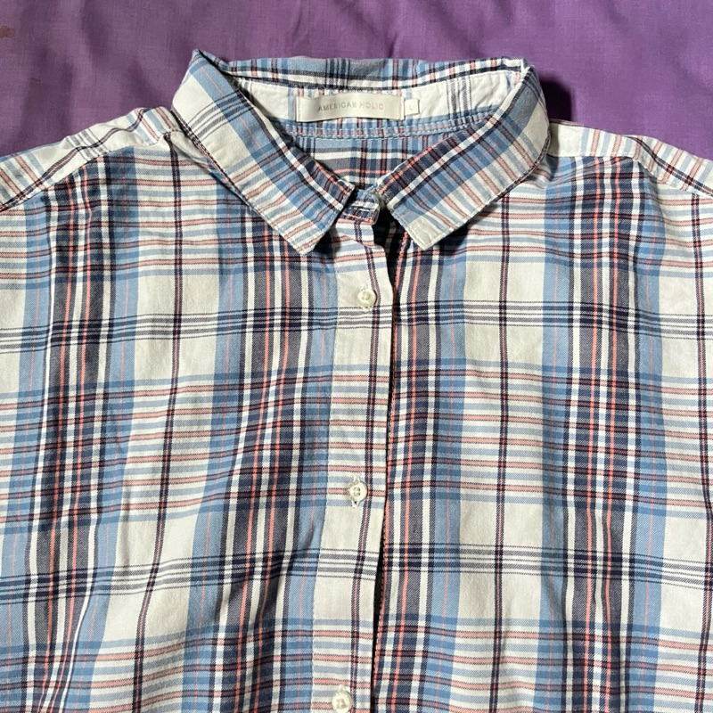 PRELOVED - Kemeja American Holic Tartan