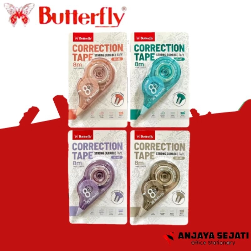 

Tipex Kertas Butterfly BC-80 | Per pcs