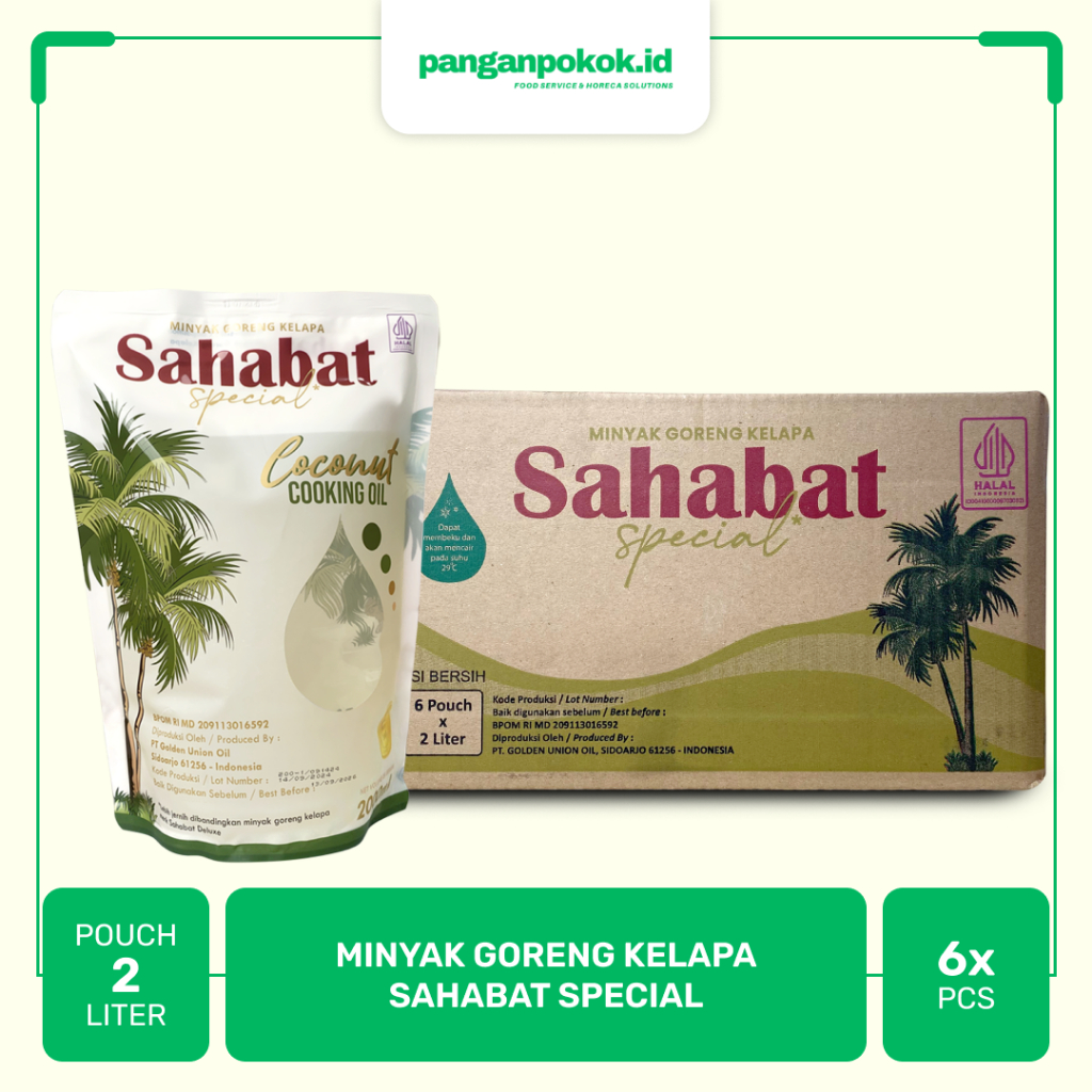 

Sahabat Special Minyak Goreng Kelapa Pouch - 1L (12pcs)