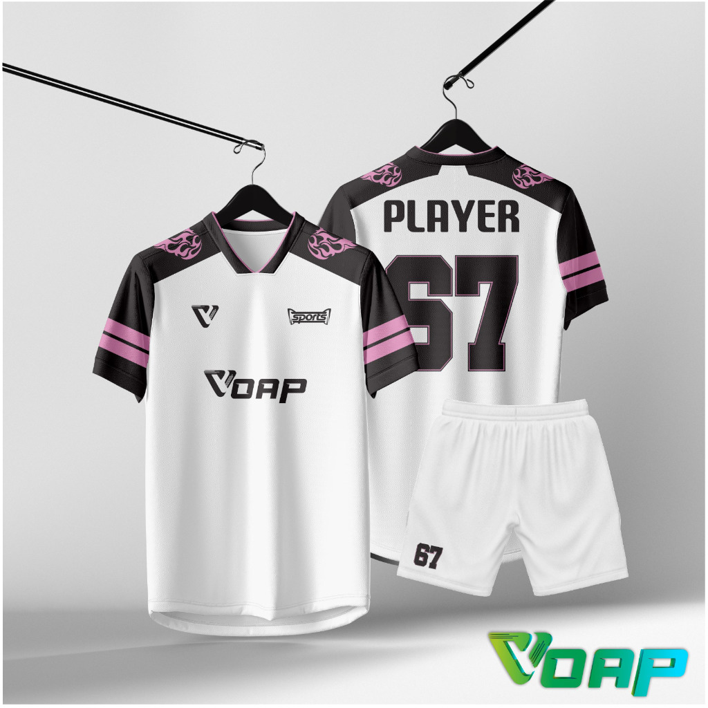 JERSEY FUTSAL JERSEY BOLA / BAJU BOLA  / Baju Futsal + Nama CUSTOM FULL PRINTING GRATIS NAMA LOGO DA