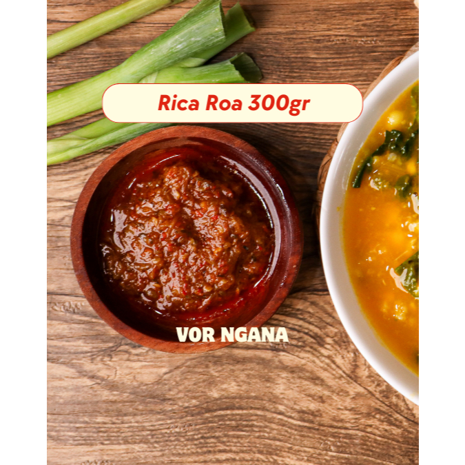

VOR NGANA - Rica Roa 300gr RICA IN JAR | Sambal Manado | Sambal Roa Asli | Sambal Ikan Roa | Oleh-oleh Khas Manado | Rica Roa 300gr | Sambal Pedas | Makanan Khas Sulawesi | Sambal Rumahan