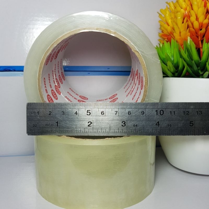 

Lakban Bening 2 inch 45mm 90 Yard// Isolasi Selotip Lakban// Lakban Tape Besar