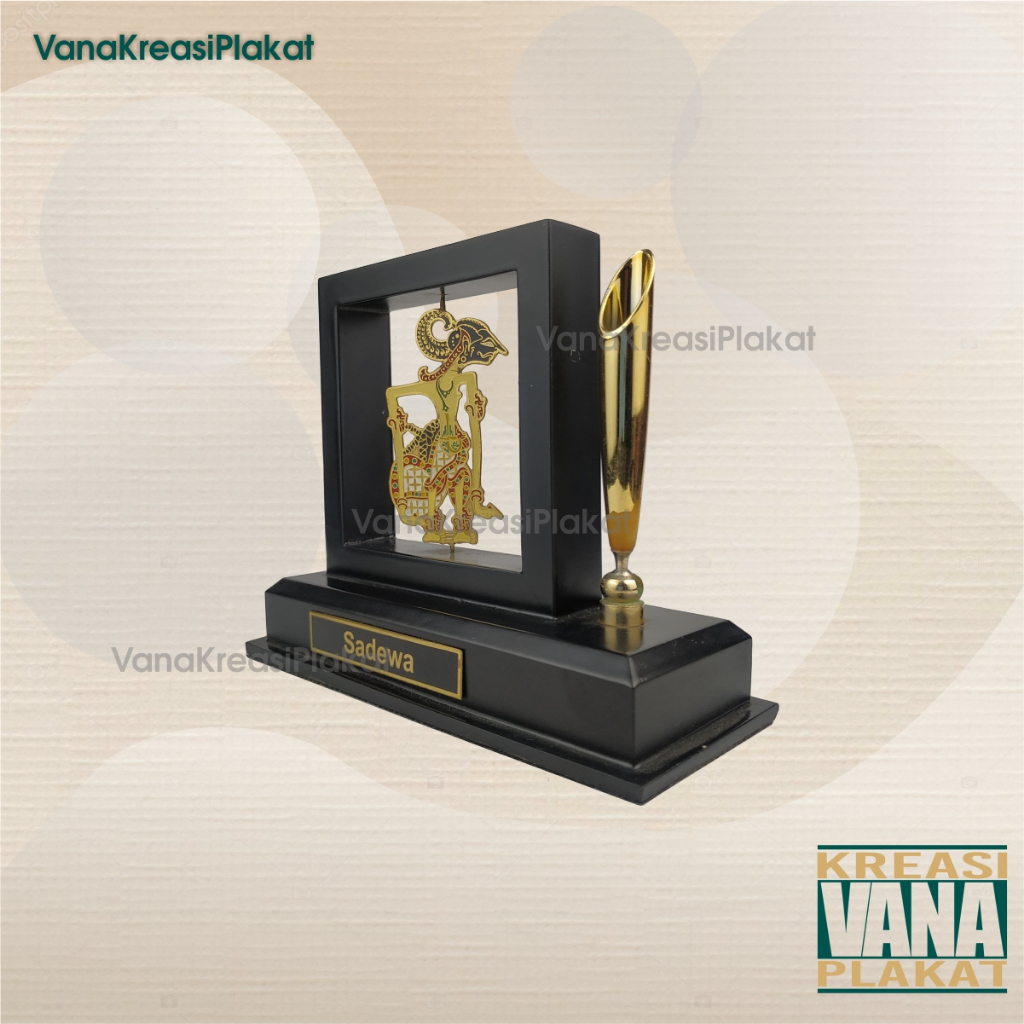 Plakat Vandel Kayu Pen Holder Karakter Wayang