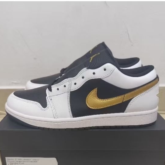 Air Jordan 1 Low WB Metallic Gold Swoosh