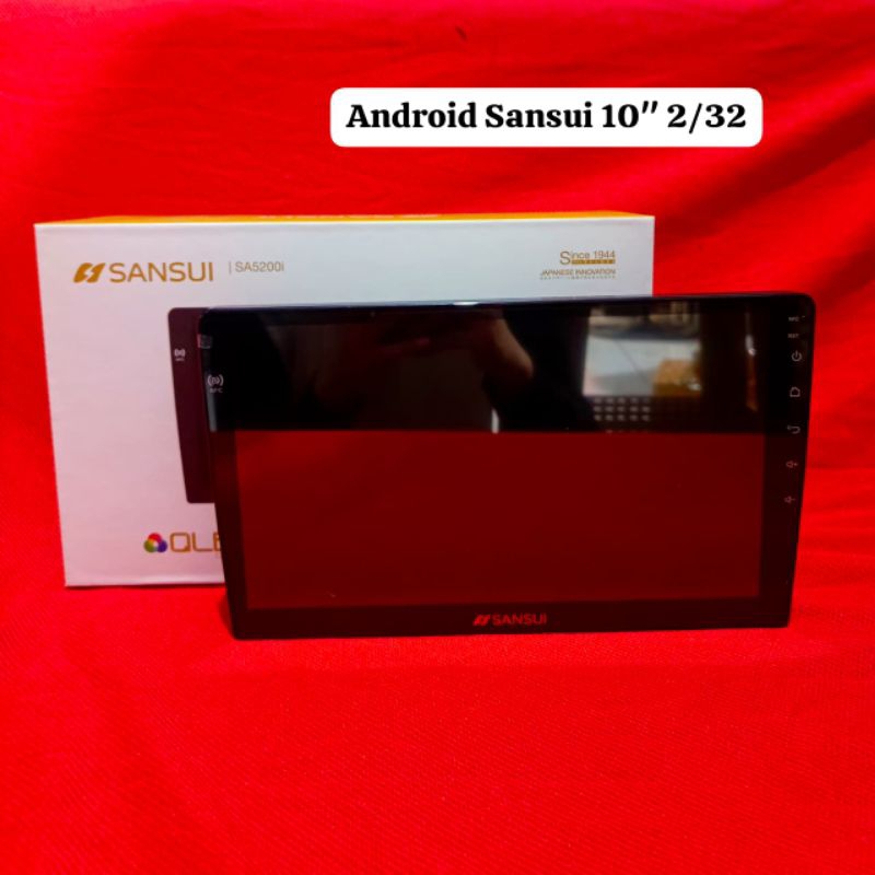 Head Unit Android SANSUI NFC Classic 10 inch SANSUI NFC-yaafi car audio