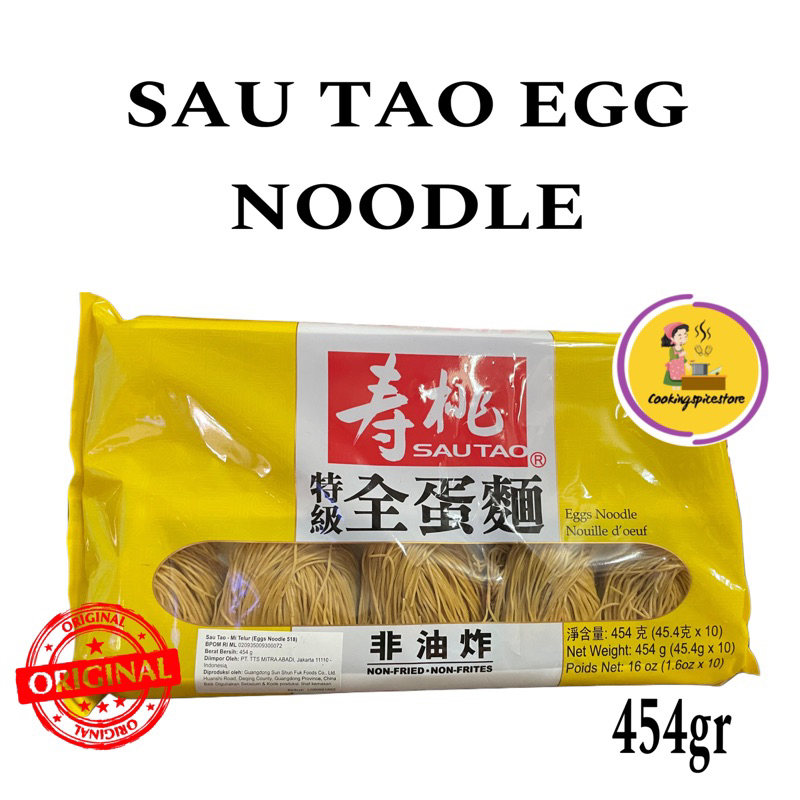 

Sau Tao Fresh Egg Noodle | Mie Telur 454 Gram