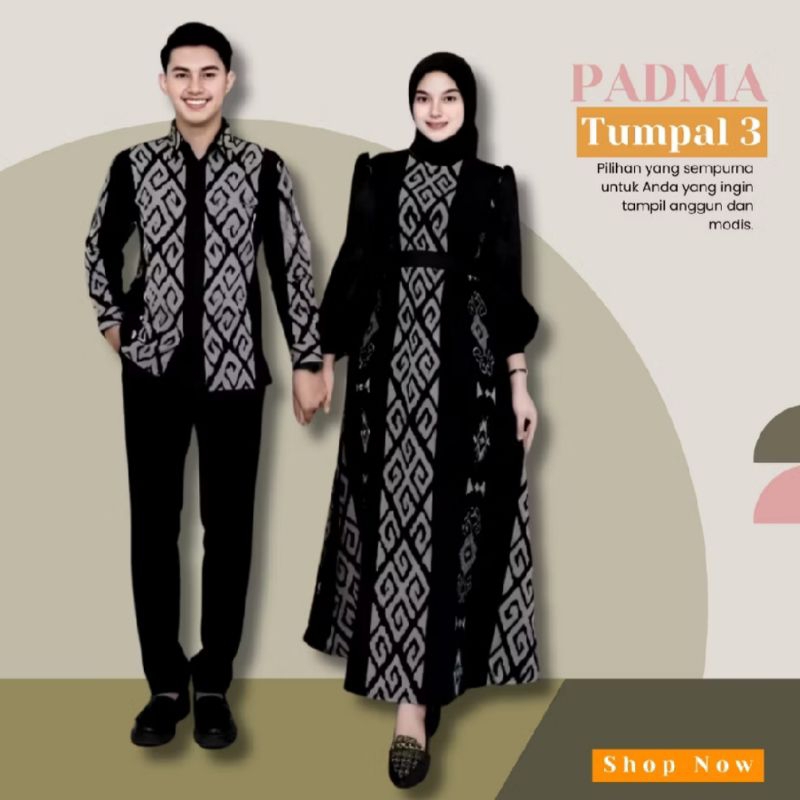 Set Couple Baju Lebaran Pria Wanita Prewedding Lamaran Kekinian