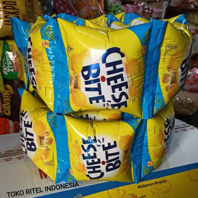 

Chiki Cheese Bite Berhadiah (1 Renceng isi 10 pcs)/Snack Berhadiah Cheese Bite/Ciki Berhadiah Cheese Bites