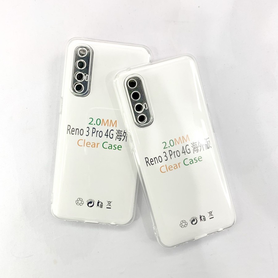 Clear Case Untuk Oppo Reno3 Pro Reno 3 Pro Softcase Premium 2MM Transparan Bening