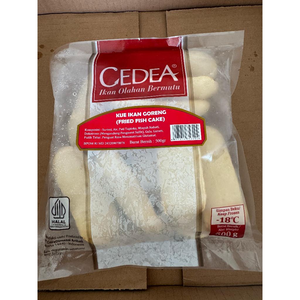 

Cedea Fried Fish Cake 500gr Cedea Kue Ikan 500gr