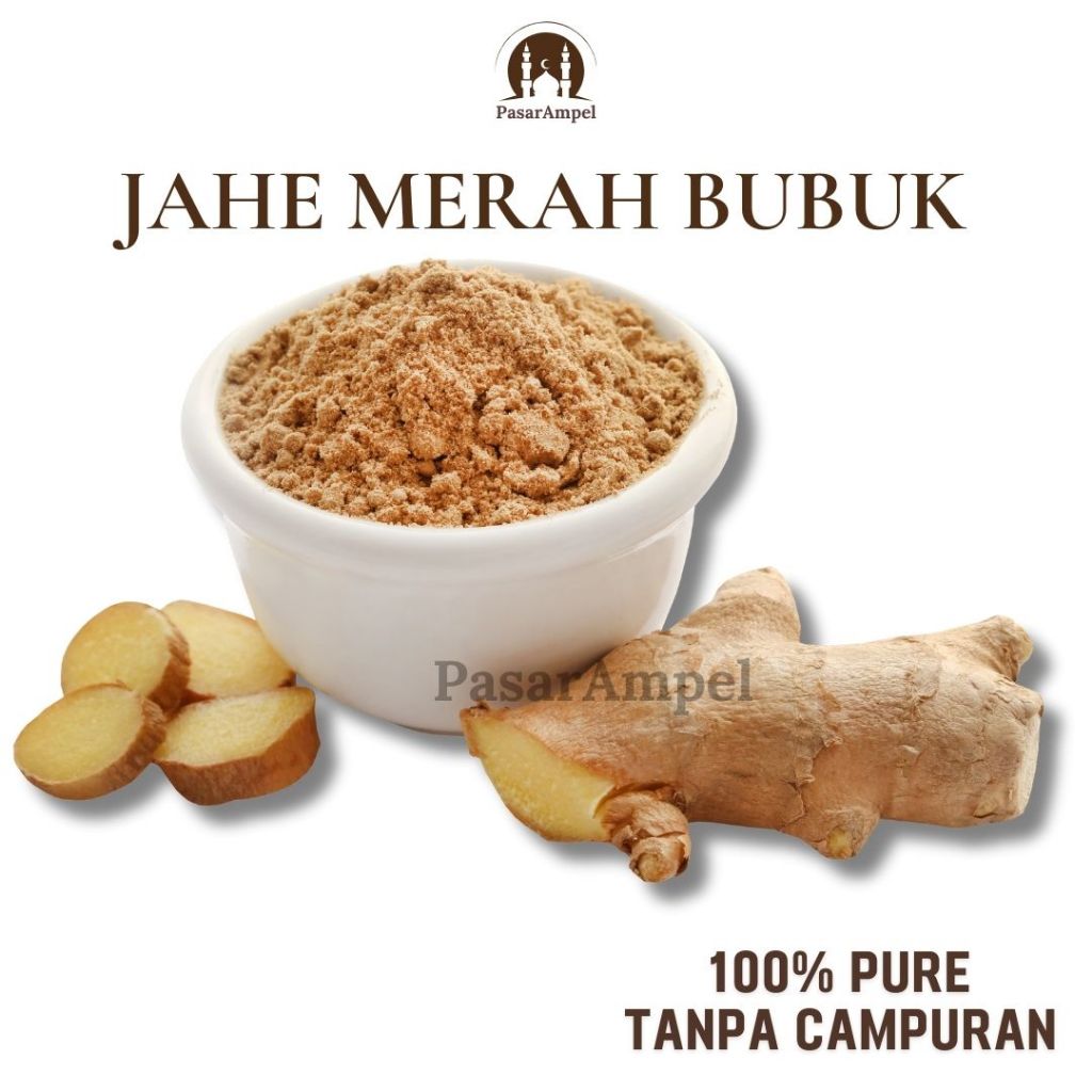 

Jahe Merah Bubuk 100gr Minuman Herbal Tanpa Campuran Ginger Powder Premium 100% ASLI