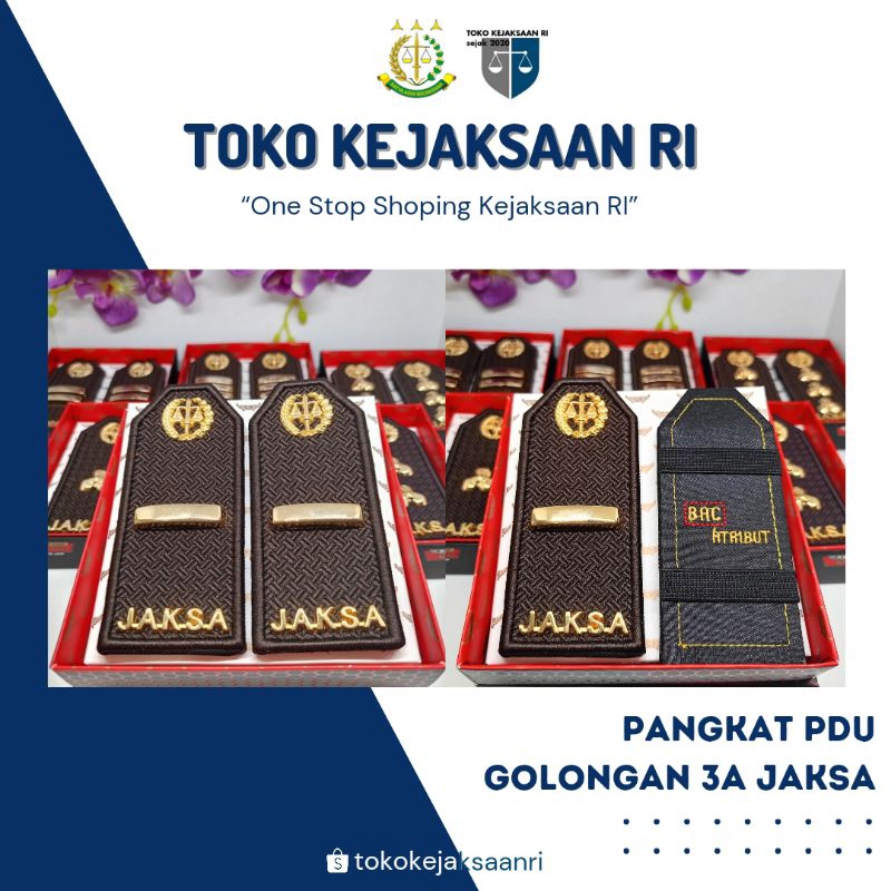 TOKO KEJAKSAAN RI - PANGKAT PDU GOLONGAN 3A JAKSA