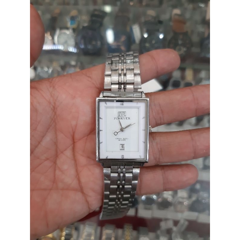jam tangan wanita Forever stenlis steel Quartz water resist