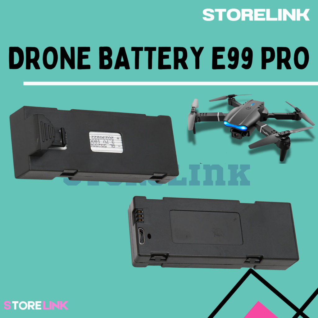high-capacity Baterai Cadangan Ori untuk drone E99/E88/E100/P1/P3/P5/P8/K3 Pro 3.7V 1800mAh battery 