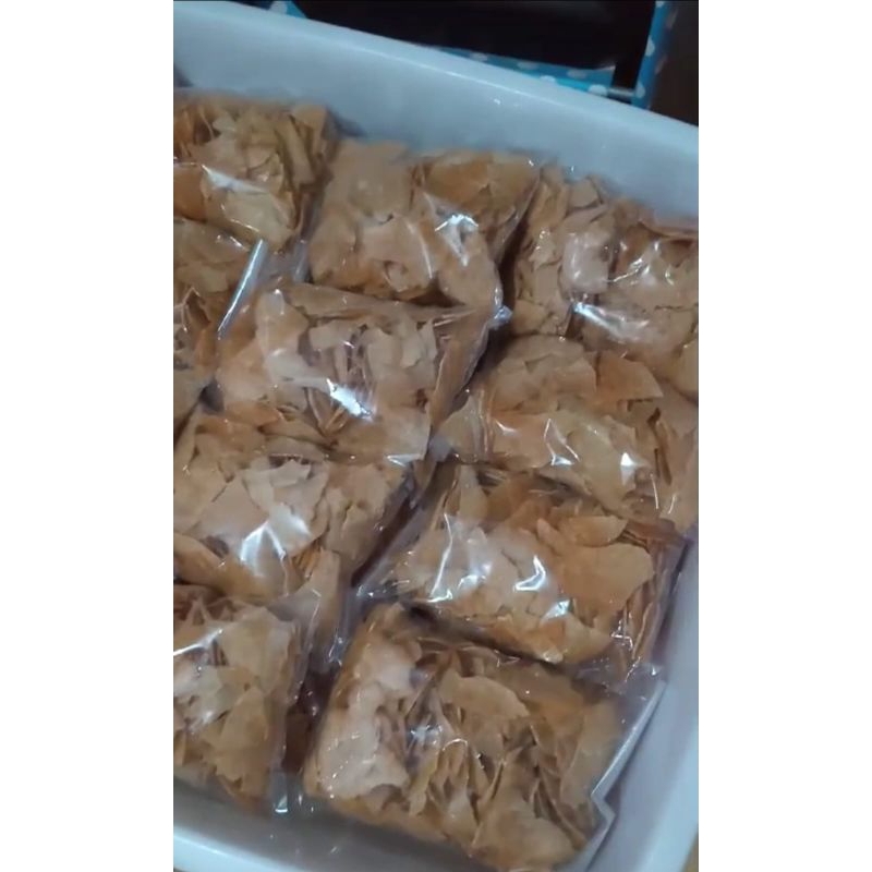 

patahan kerupuk udang mengembang dan gurih 500gr murah