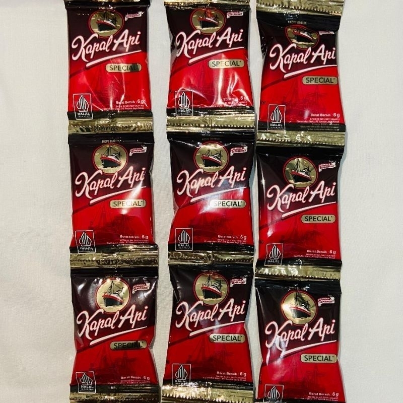 

kapal api kemasan mini 6gr tanpa gula 1shcet