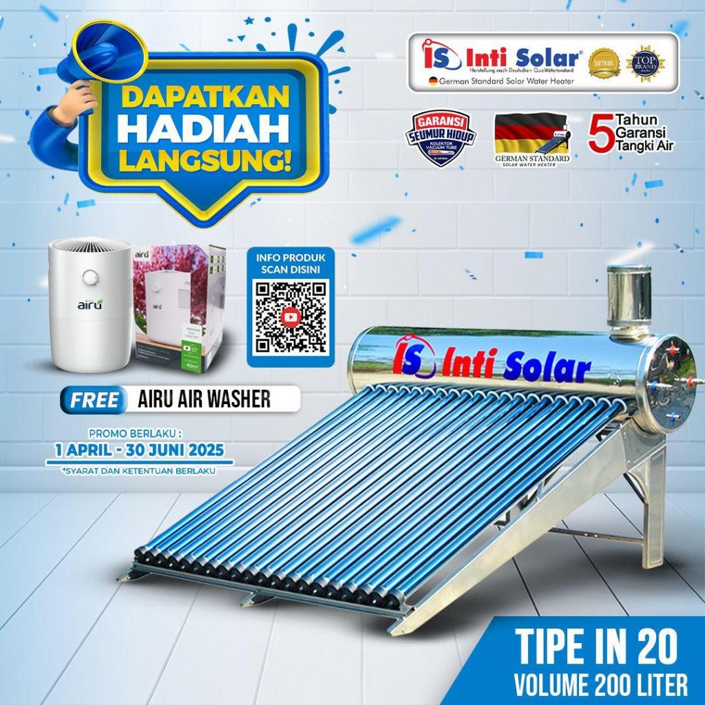 Solar Water Heater INTI SOLAR 20 IN Full Stainless