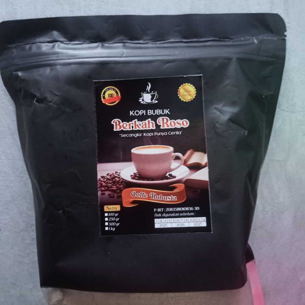 

Bubuk Kopi Hitam Robusta Klip 300 gram Kopi Bubuk Robusta Kopi Hitam Kemasan Klip Robusta Kopi Hitam