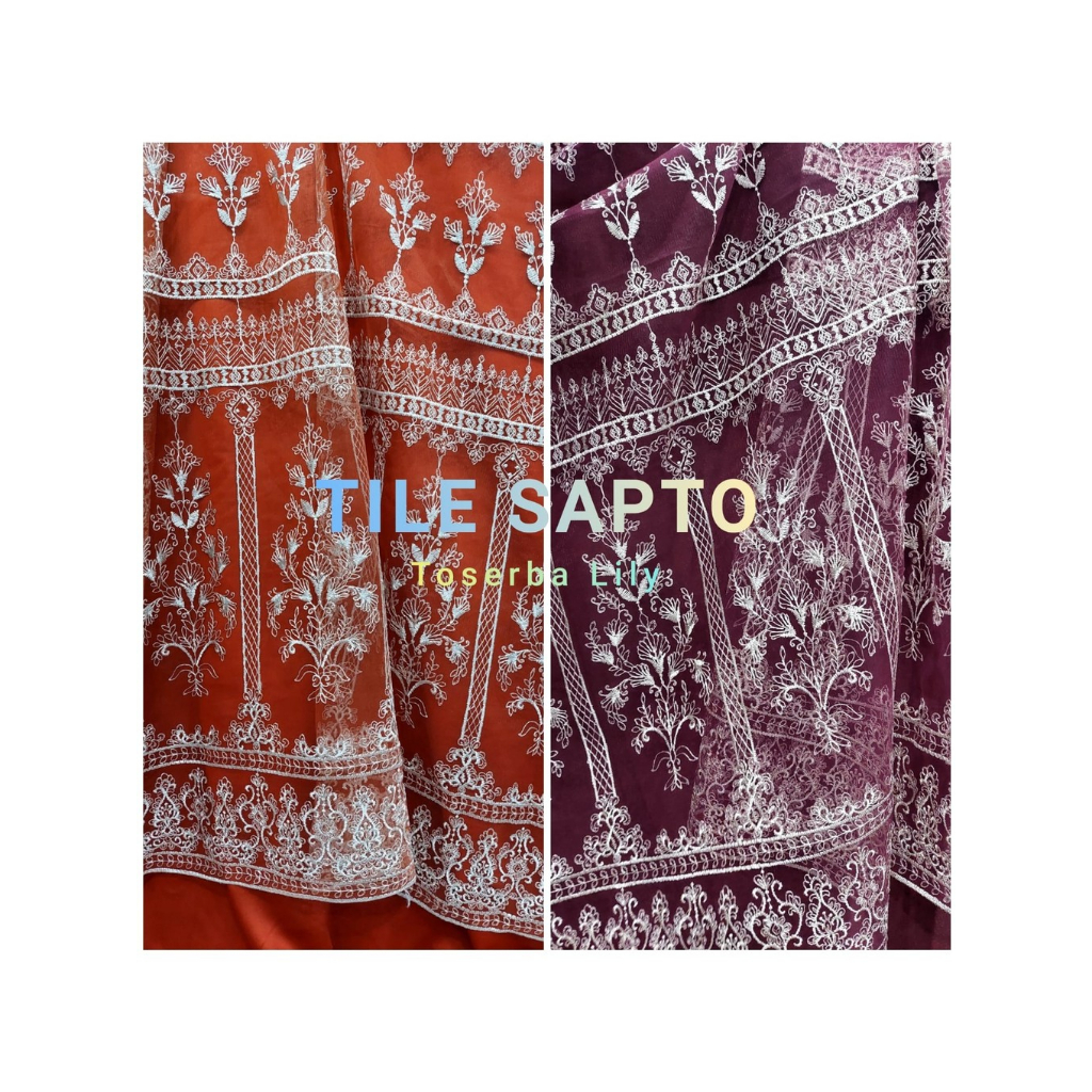 Kain Tile Etnik / Kain Tile Sapto / Kain Tile Broklat Kebaya