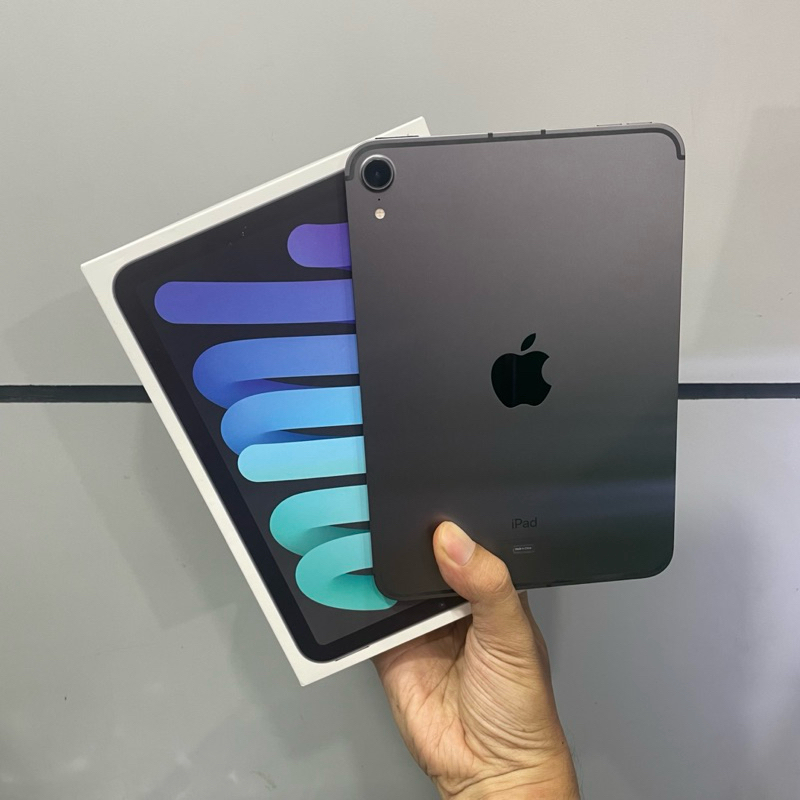 ipad mini 6 ibox 64gb wifi cell mulus pemakaian terawat fullset original