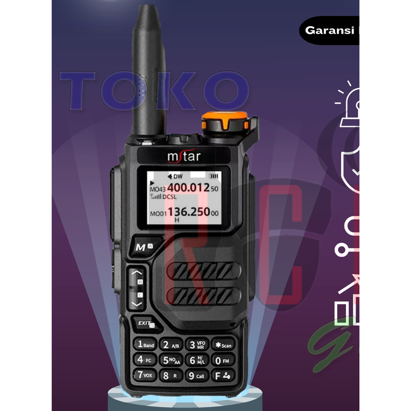 HT MStar UV6 Dual Band 5Watt VHF UHF HF Baofeng Pofung Weierwei WLN