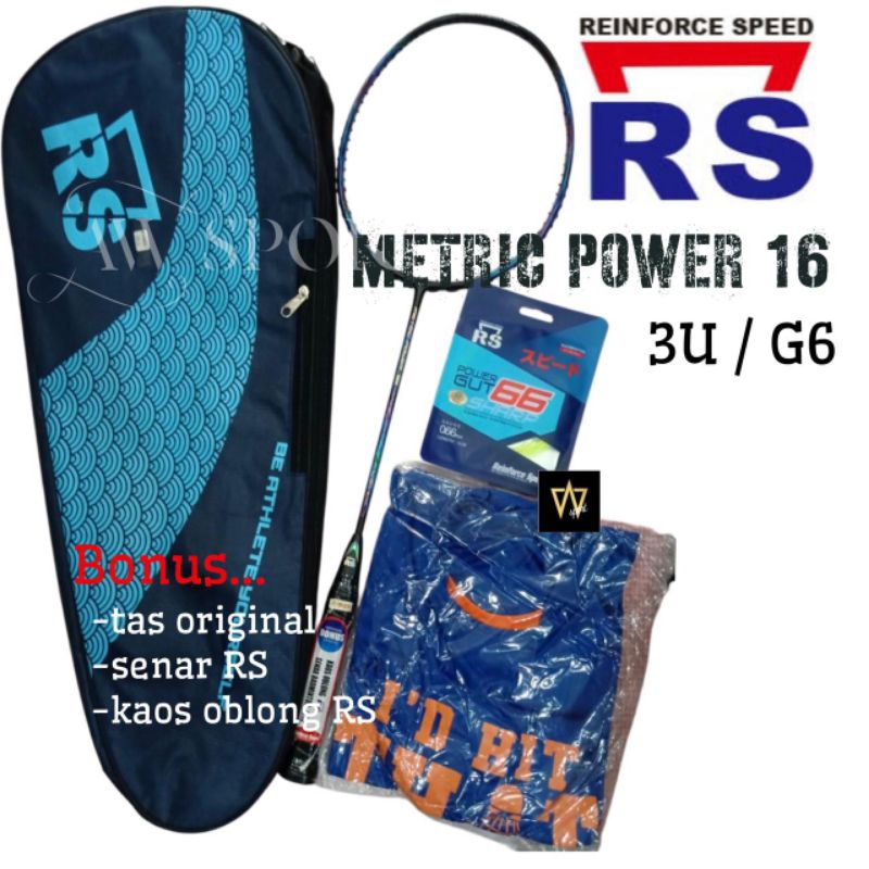 Raket Badminton RS Metric Power 16 N-III Badminton Racket