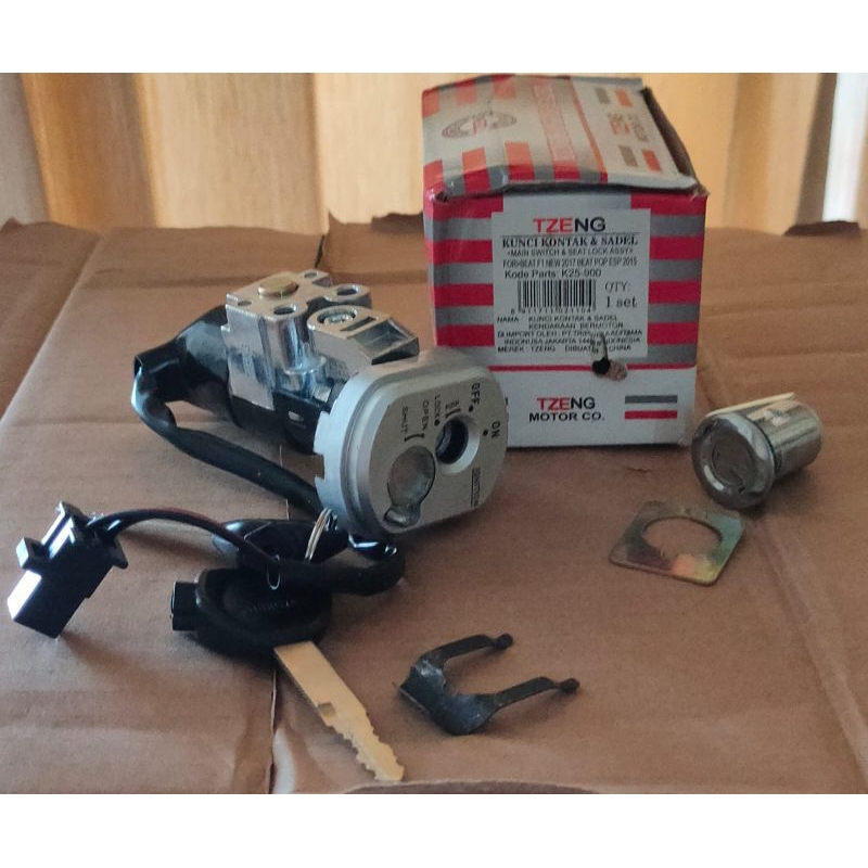 Kunci Kontak + Sadel Honda Beat FI New 2017 Beat Pop ESP 2015 kode part K25 Tzeng