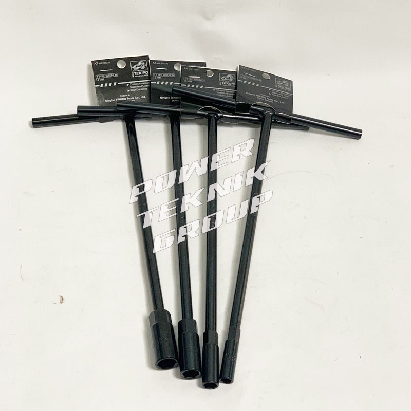 Tekiro Paket 4 Biji Kunci T (8Mm+10Mm+12Mm+14Mm) Kunci Sock 1 Set Original