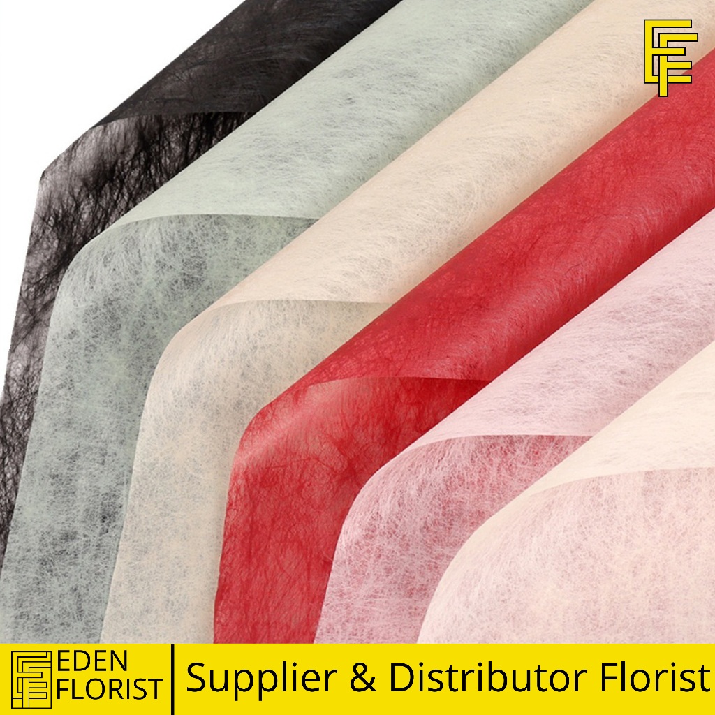 

40 Lembar Kertas Tisu Tissue Buket 30x30 CM Flower Wrapping Paper Ecer COD SF34