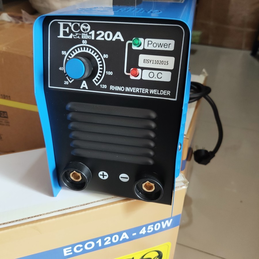 MESIN LAS RHINO 450 WATT 120 A TRAFO LAS RINO