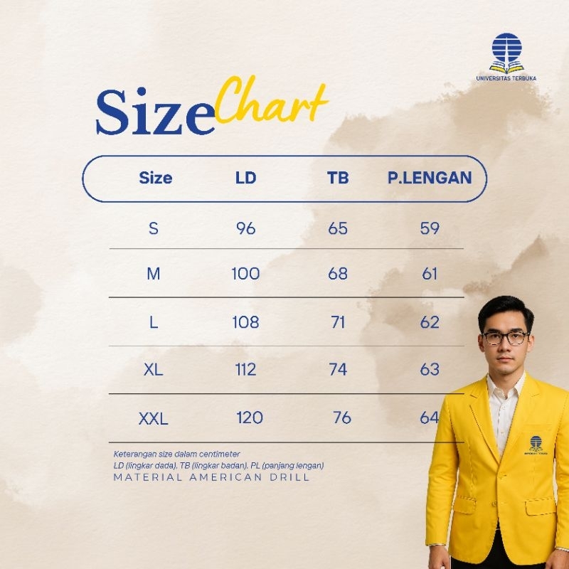 Cuci Gudang Jas Almamater Ut Universitas Terbuka Original Premium