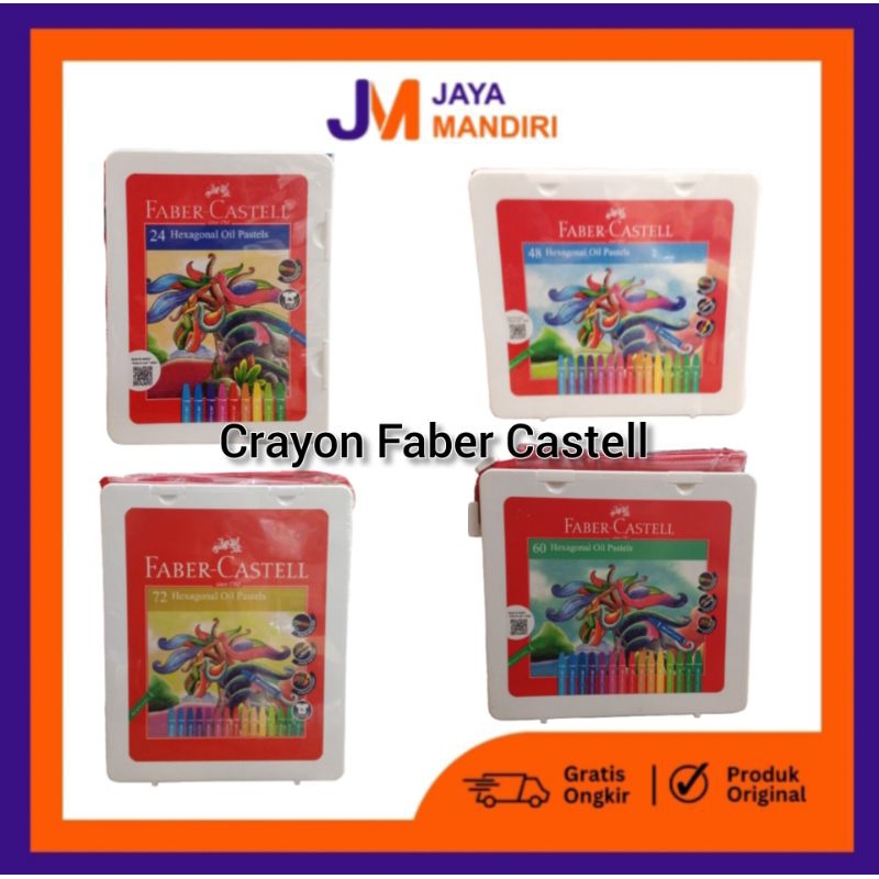 

Crayon / Oil Pastel Faber Castell 24Warna, 48Warna, 60Warna, 72Warna